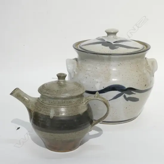 PETER STICHBURY TEA POT & OTHER CASSEROLE