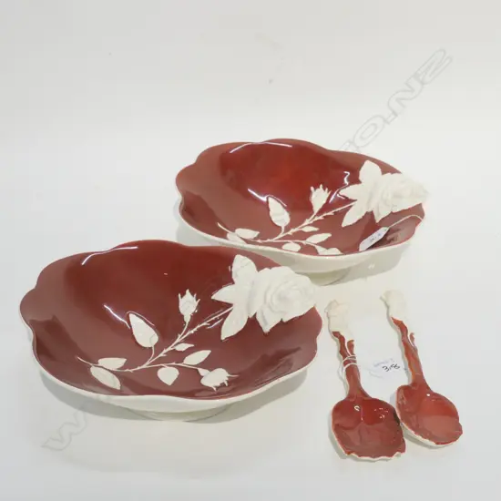 CARLTONWARE SALAD BOWLS & SERVERS