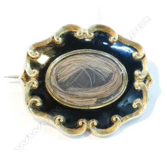 VICTORIAN MOURNING BROOCH