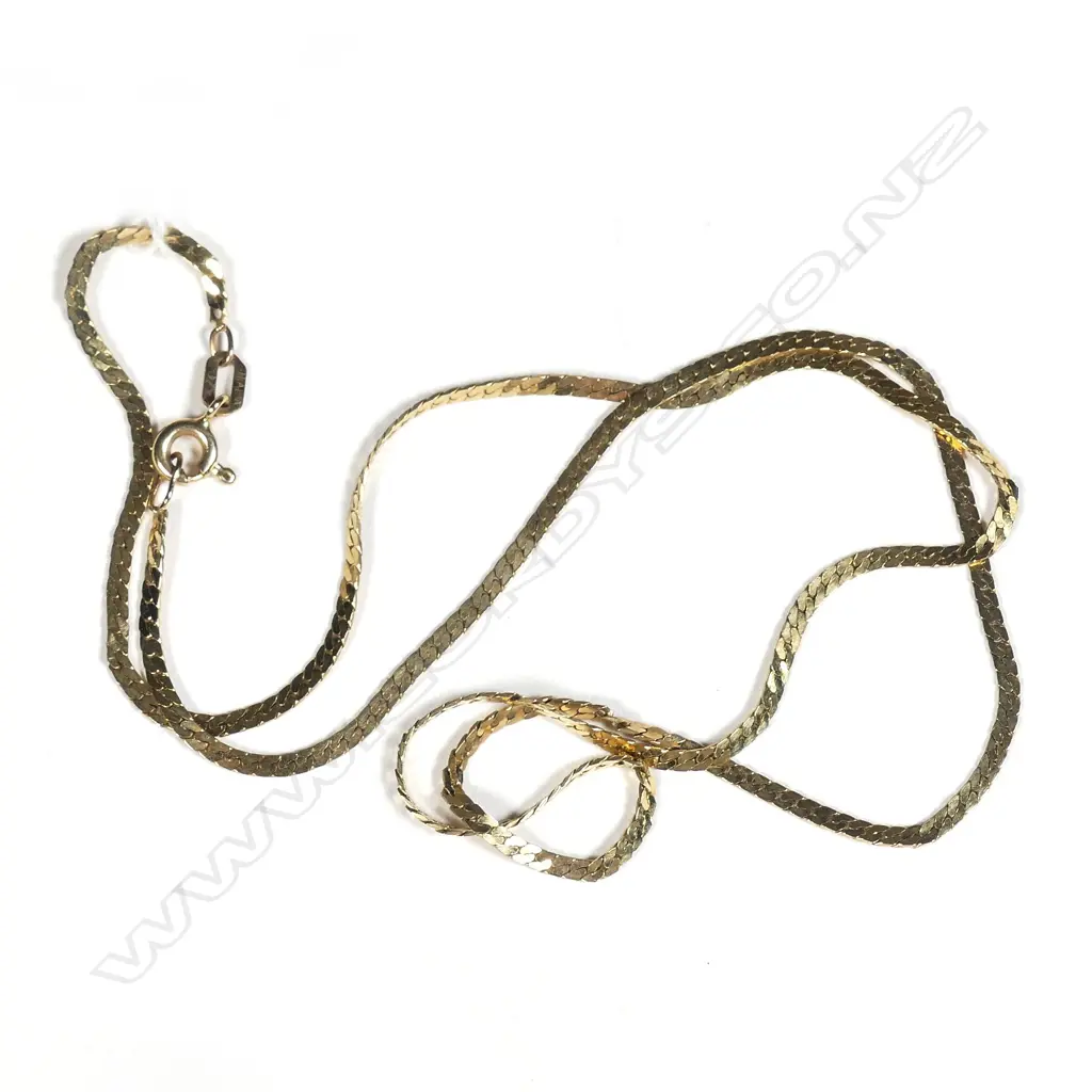 ITALY 9CT YELLOW GOLD NECK CHAIN 2.97GMS Image 1++