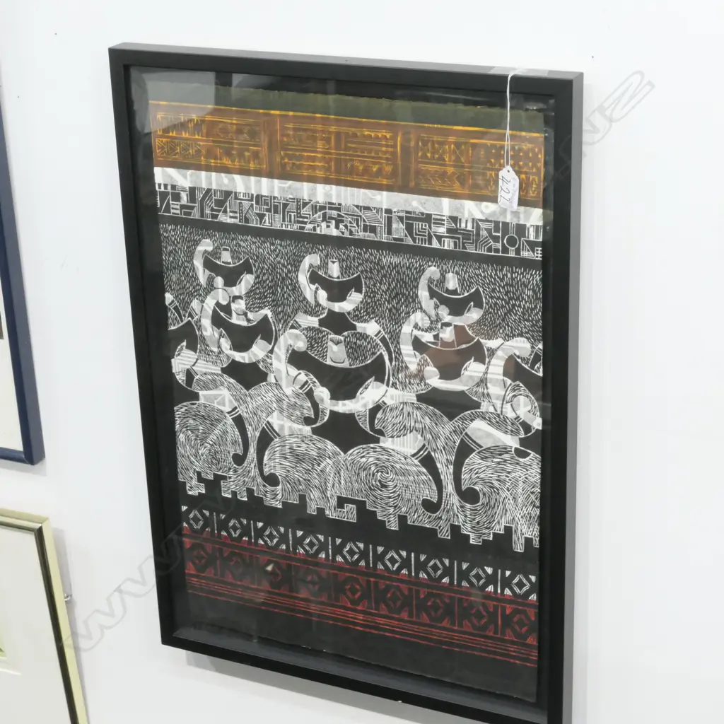 DAVID TE ATA  TITLED HAKA 1/1 S+D 2011 620 X 440 MM Image 1++