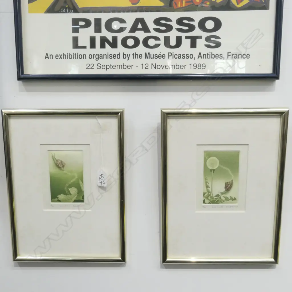 2 ETCHINGS BY ADAM B MARSHALL S + D 86 Image 1++