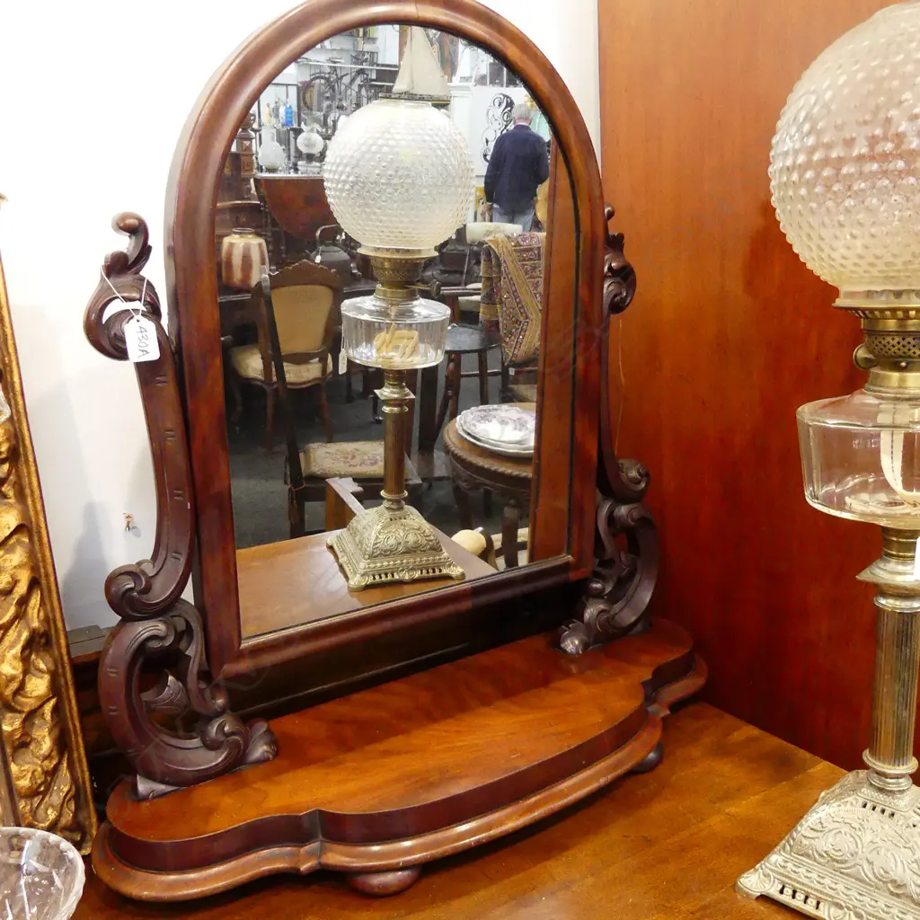 VICTORIAN TOILET SWING MIRROR Image 1++