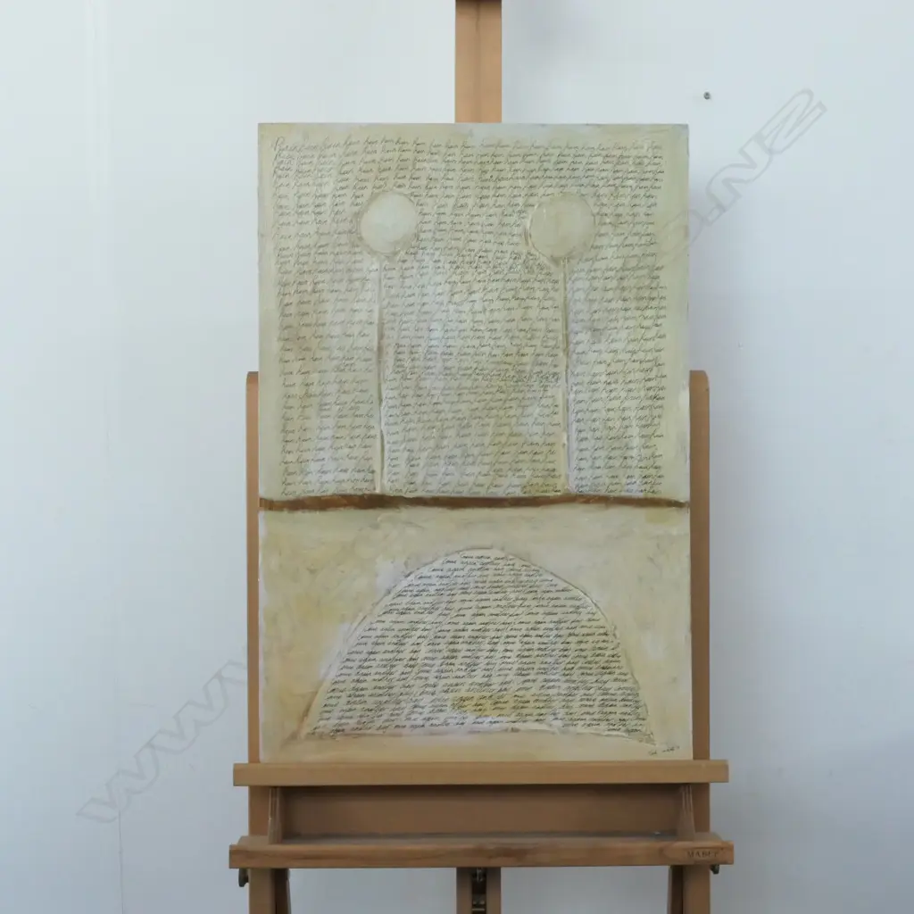 PAUL VINCENT MIXED MEDIA ON CANVAS S+D 98 730 X 500 MM Image 1++