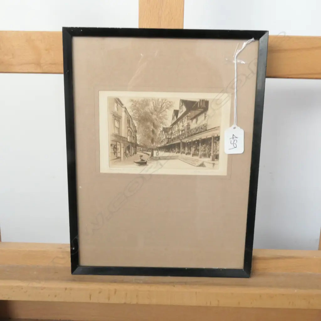 ORIG. ETCHING BY C DICKENS, PANTILES TURNBRIDGE WELLS Image 1++