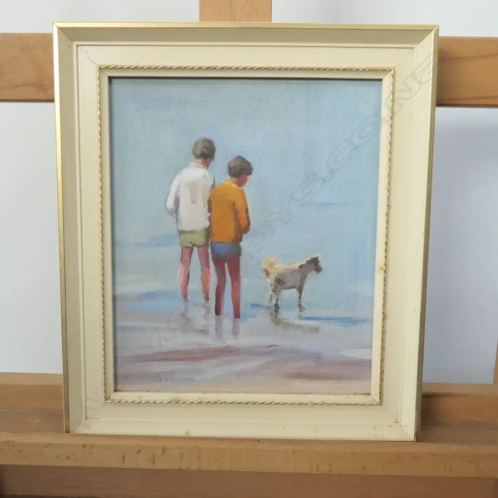 GWEN CASHMORE OIL WATCHING 320 X 270 MM Image 1++