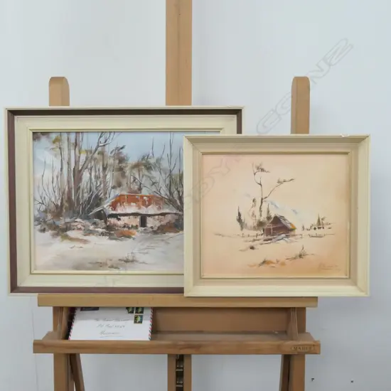 CHARLES MCKENZIE 2 OILS QUEENSTOWN 500 X 400 MM