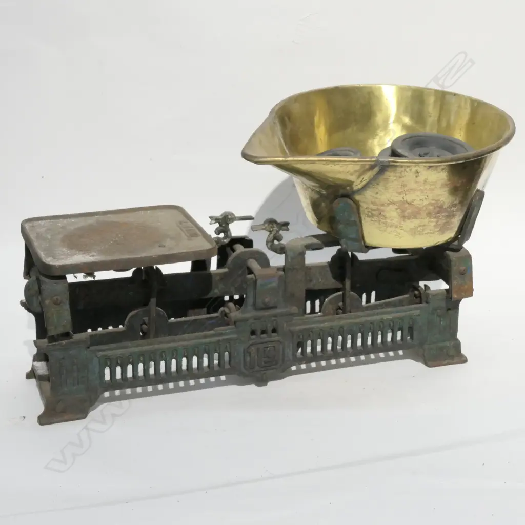 CAST IRON SCALES AND WEIGHTS L. 500 Image 1++