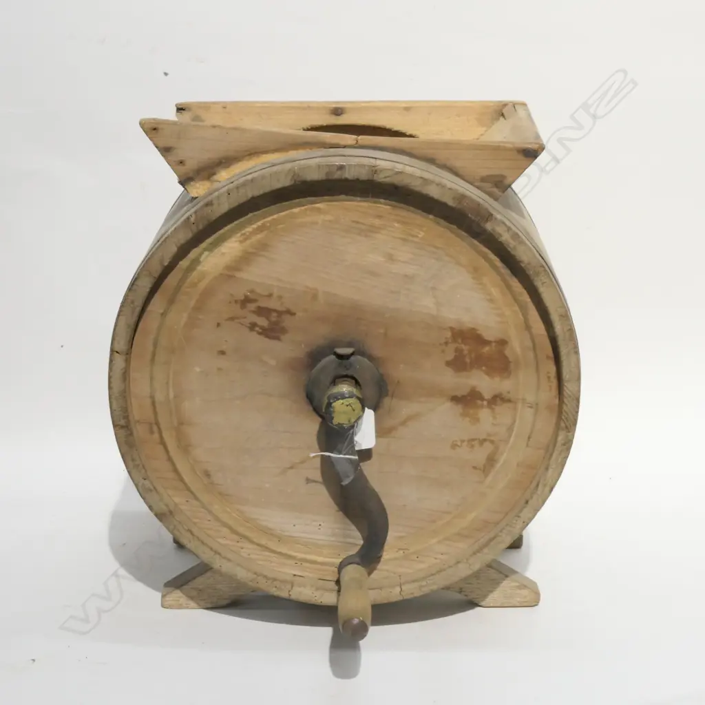 WOODEN BUTTER CHURN A/F Image 1++