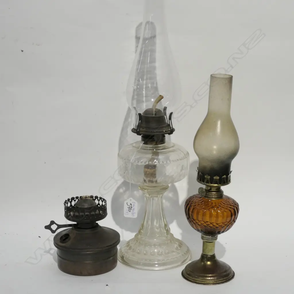 3 ASST KERO LAMPS H 540 MM Image 1++