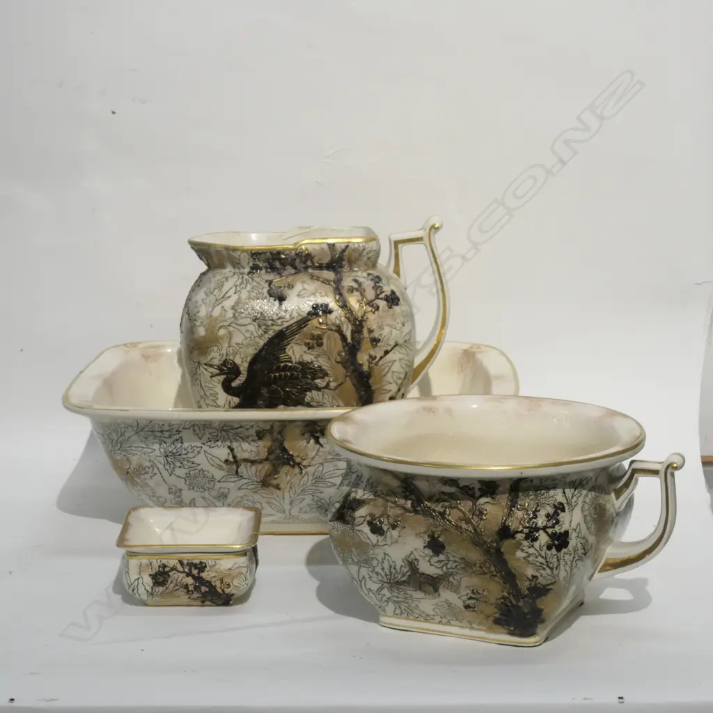 DOULTON BURSLEM 4PC WASHBASIN ETC Image 1++