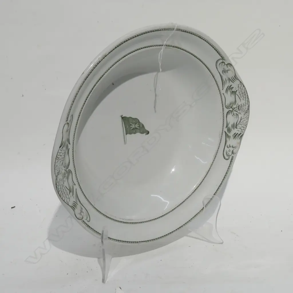 RARE UNION STEAM SHIP COMPANY SOUP BOWL Image 1++