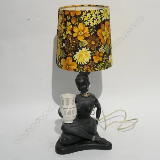 BLACK LADY RETRO LAMP H. 440MM