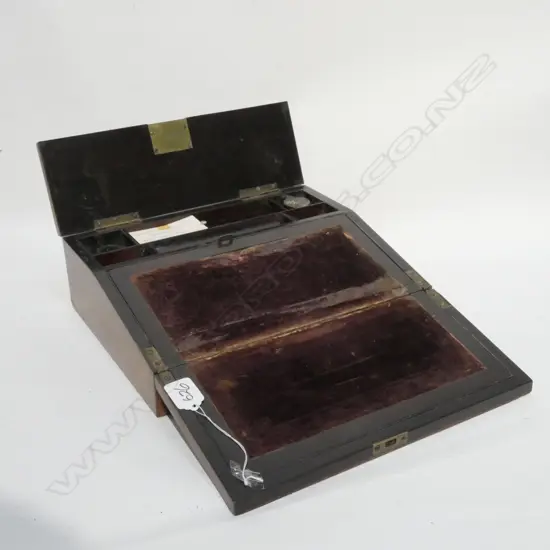 VICT. ROSEWOOD WRITING SLOPE W. 305