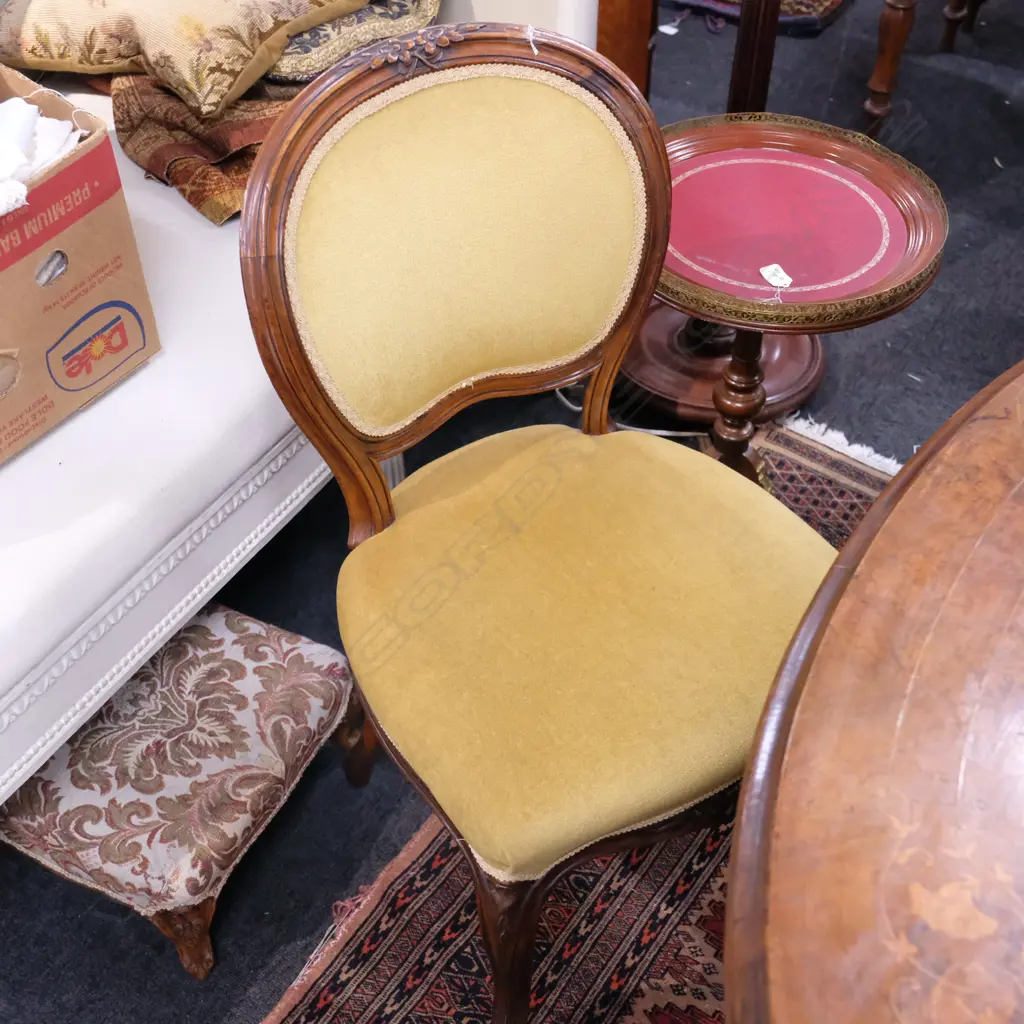 PR OF VICT BALLOON BACK CHAIRS Image 1++