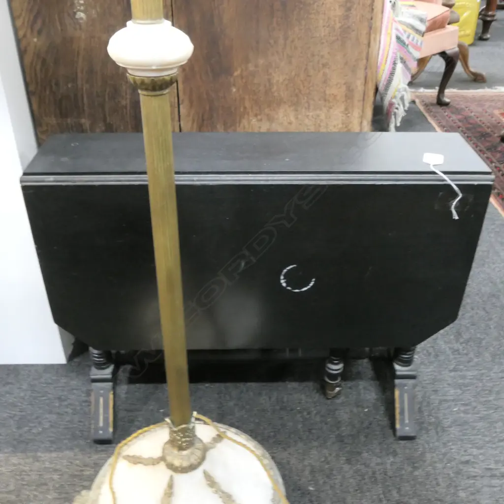 SMALL EBONISED SUTHERLAND TABLE Image 1++