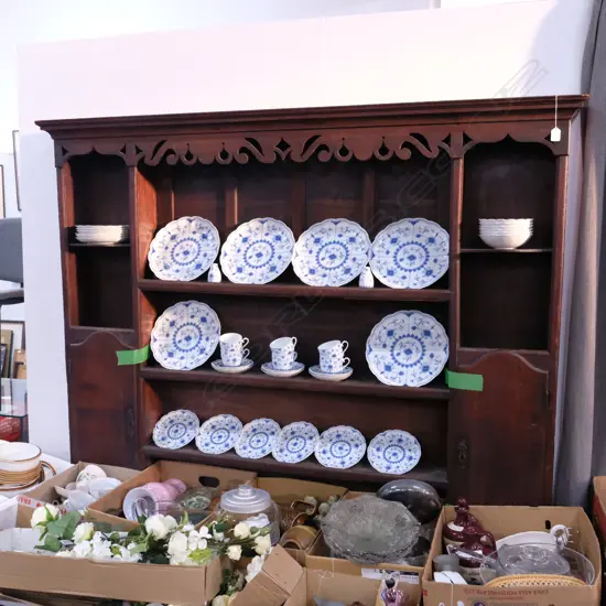 OAK DRESSER BACK W. 1740
