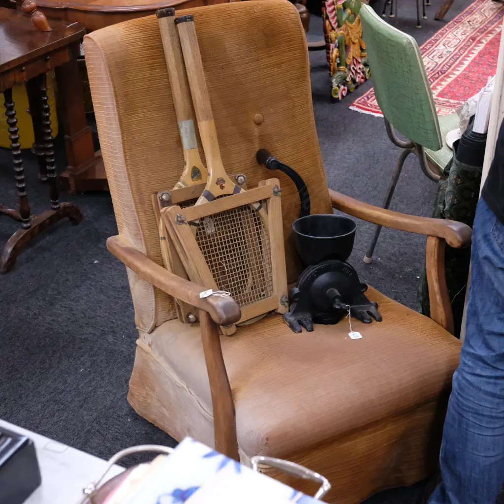 RETRO FRED LOWEN DON VONO CONCHORD ARMCHAIR + ROCKING CHAIR Image 1++