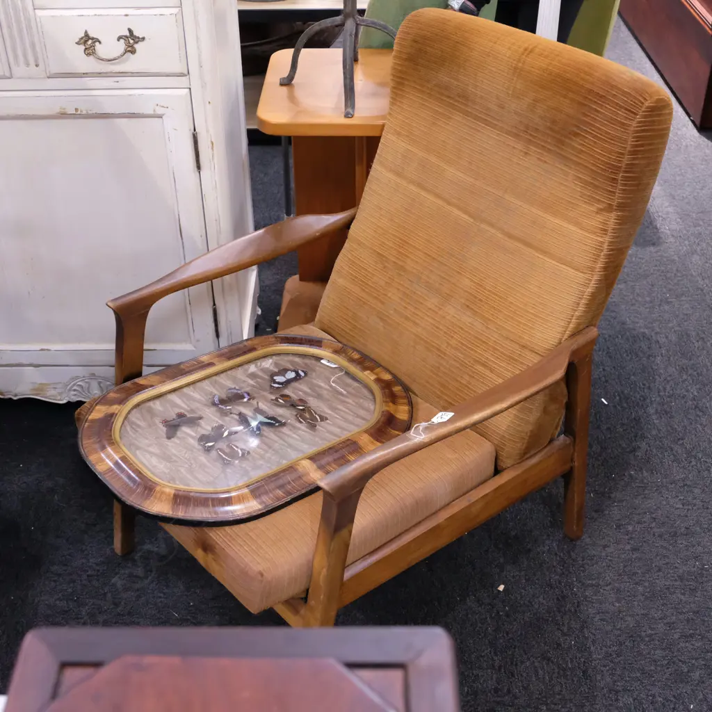 RETRO FRED LOWEN DON VONO CONCHORD ARMCHAIR + ROCKING CHAIR Image 1++