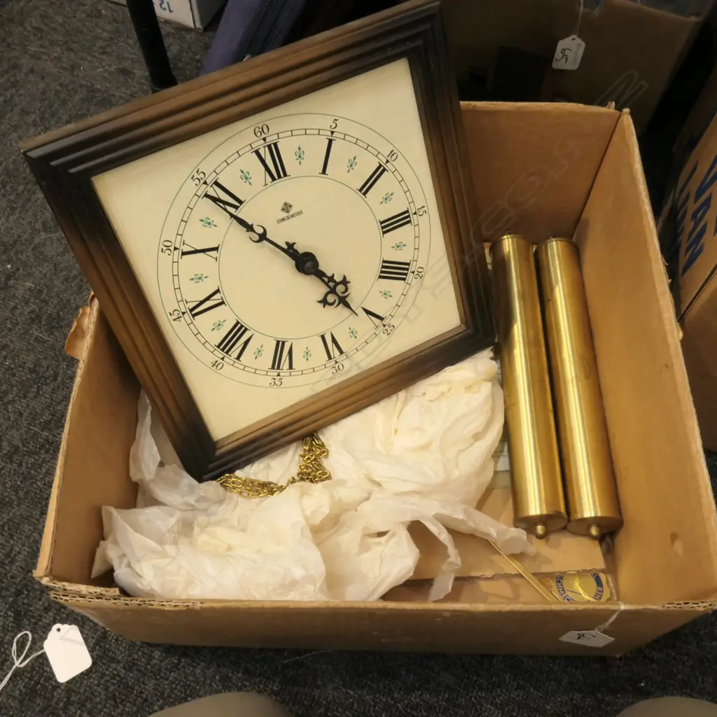 SCHMECKENBECHER VINTAGE GREEN WALL CLOCK Image 1++