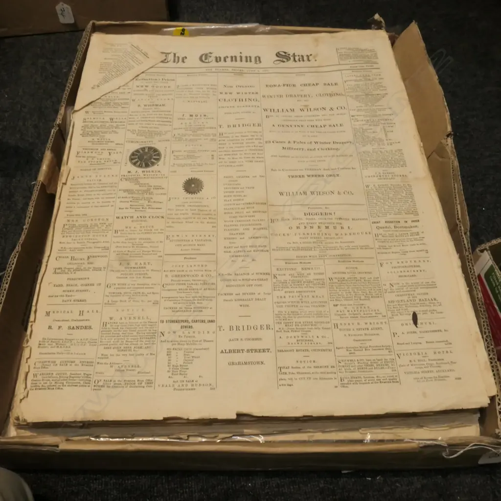 ASST 19TH C NEWSPAPERS 1875 ETC Image 1++