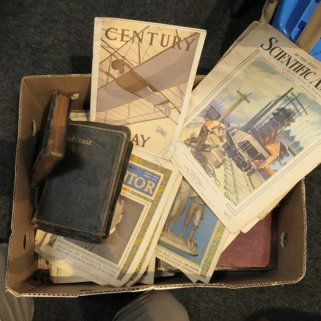 LOT ASST ANTIQUE BOOKS /MUSIC ETC Image 1++