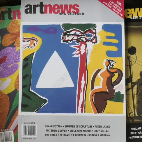 LOT OF ART NEWS NZ MAGAZINES