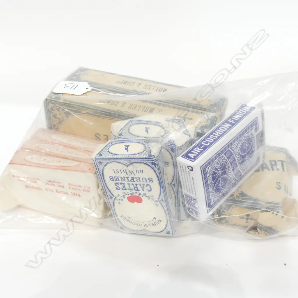 ASST VINTAGE PLAYING CARDS Image 1++