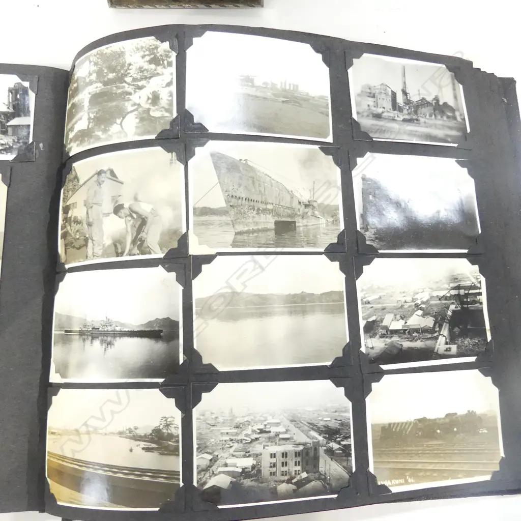 C1940/1950 PHOTO ALBUM WWII IMAGES JAPAN NZ ETC Image 1++