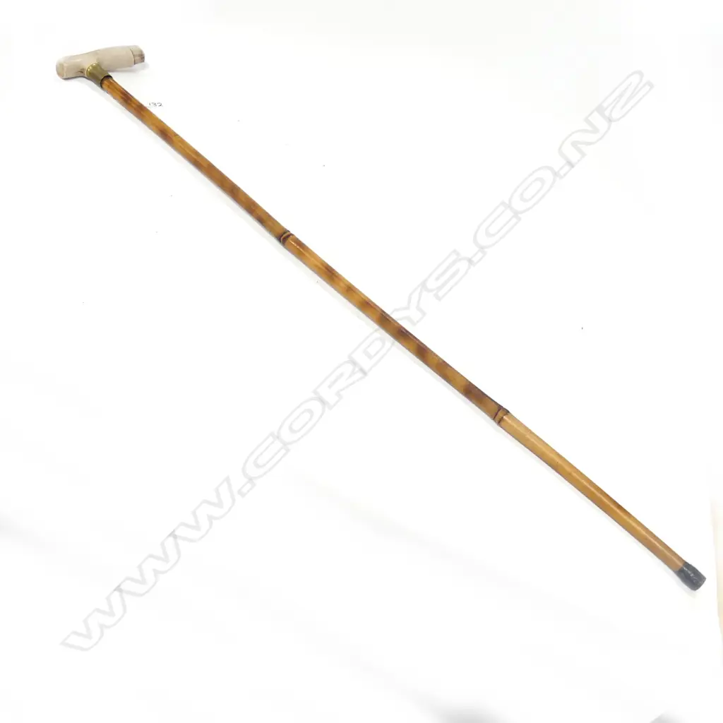 SWORD STICK WITH FAUX CORAL SCRIMSHAW HANDLE Image 1++