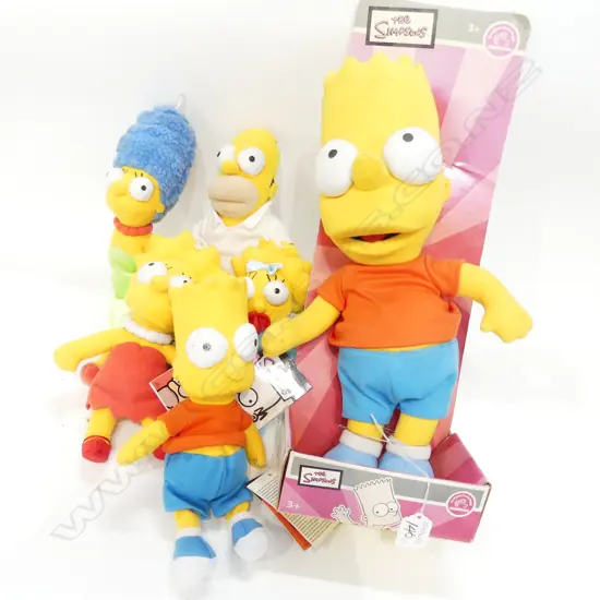 6 ASST SIMPSONS CHARACTER TOYS
