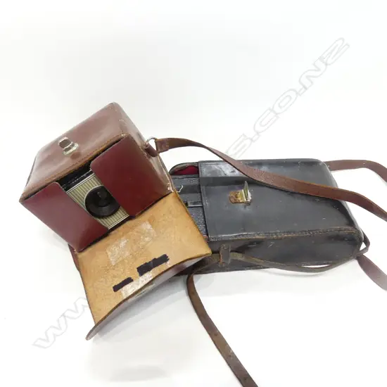 BOX BROWNIE + FOLDING CAMERA