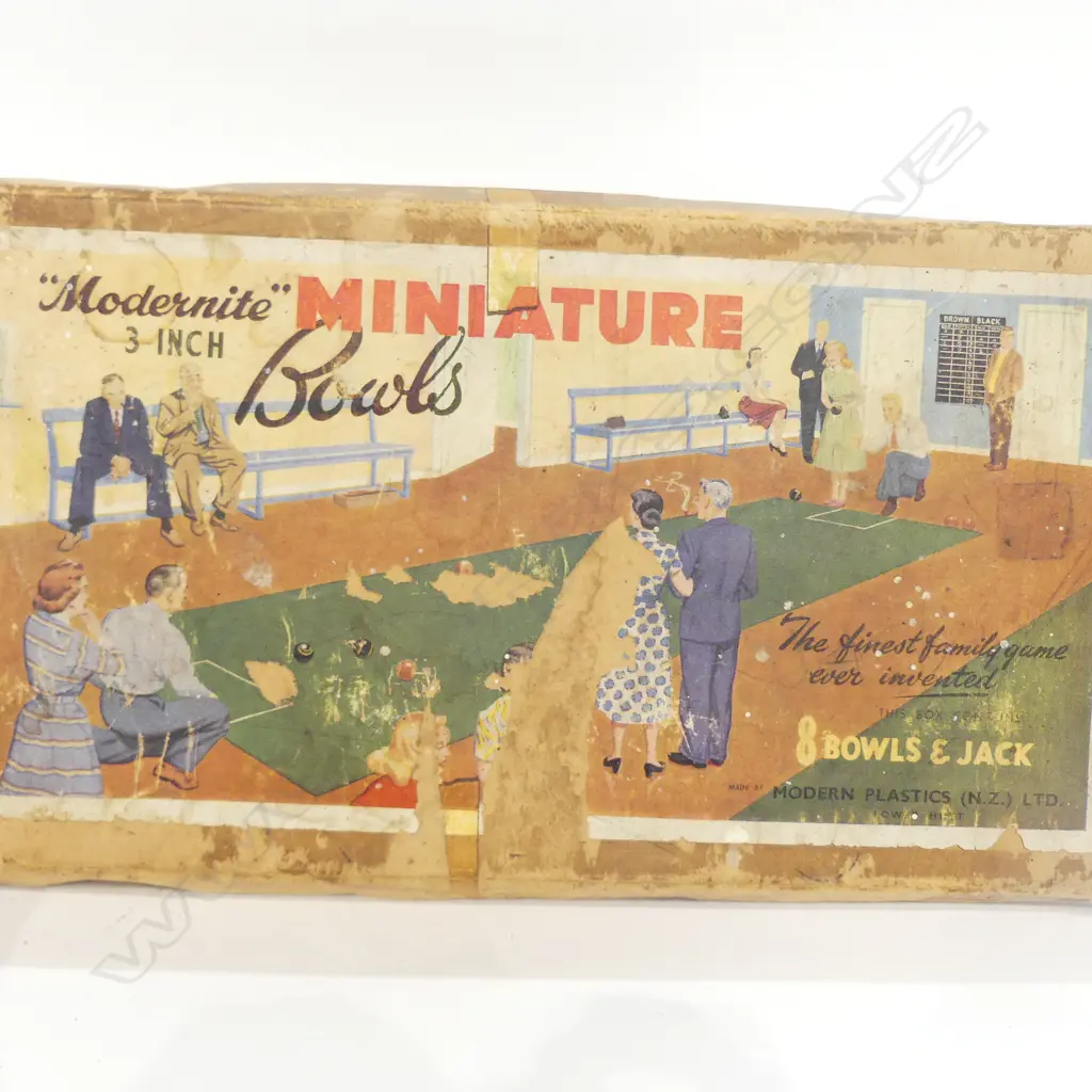 BOXED MODERNITE MINIATURE BOWLS Image 1++