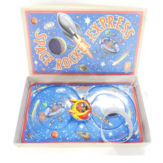 MARS PATROL BOXED TIN SPACE ROCKET EXPRESS L 260 MM