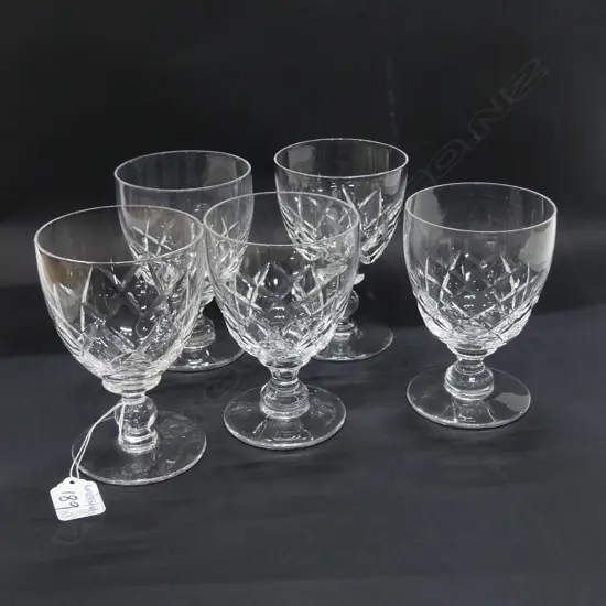 11 STUART WINE GOBLETS