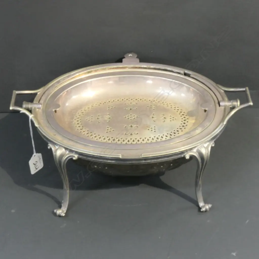 SILVER PLATE BACON WARMER Image 1++