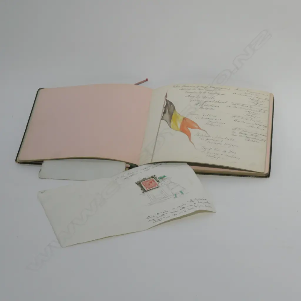 AUTOGRAPH BOOK & BEAUTIFULLY HANDDRAWN CARDS Image 1++