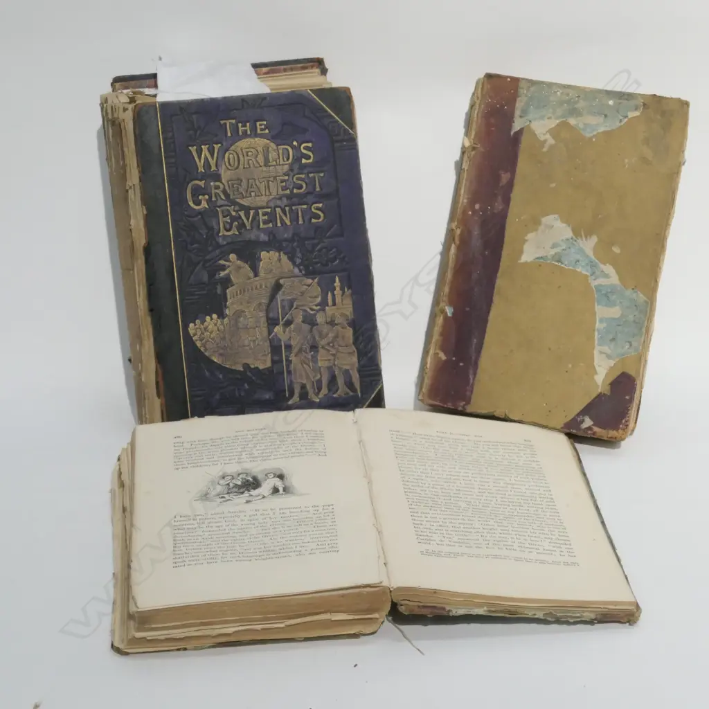 WORLD'S GREATEST EVENTS; DON QUIXOTE BOOKS (FAULTED)  Image 1++