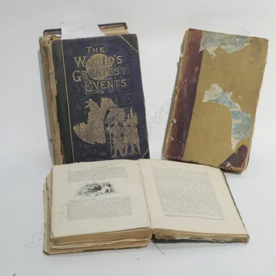 WORLD'S GREATEST EVENTS; DON QUIXOTE BOOKS (FAULTED) 