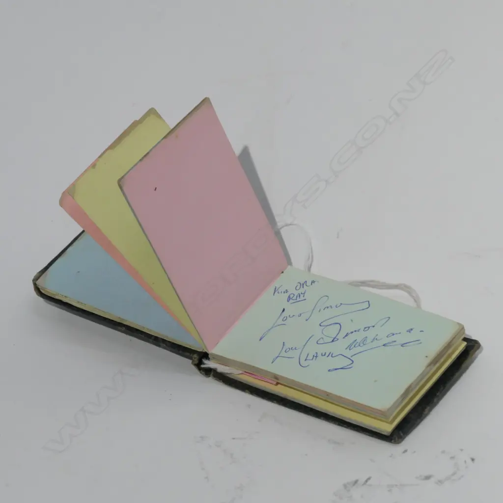 A small autograph book Image 1++