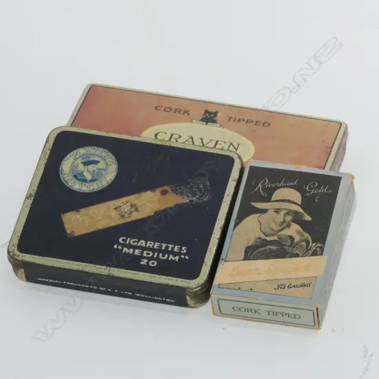 3 RARE AND COLLECTABLE CIGARETTE CASES