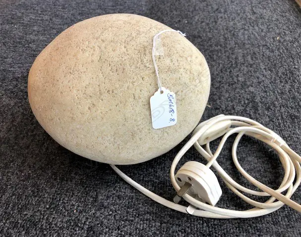 C1969 ATELIER OF PARIS MOON ROCK LAMP BY A CAZENAVE Image 1++