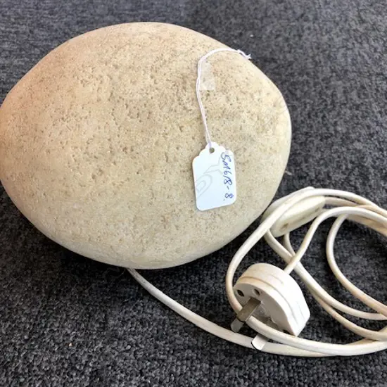 C1969 ATELIER OF PARIS MOON ROCK LAMP BY A CAZENAVE