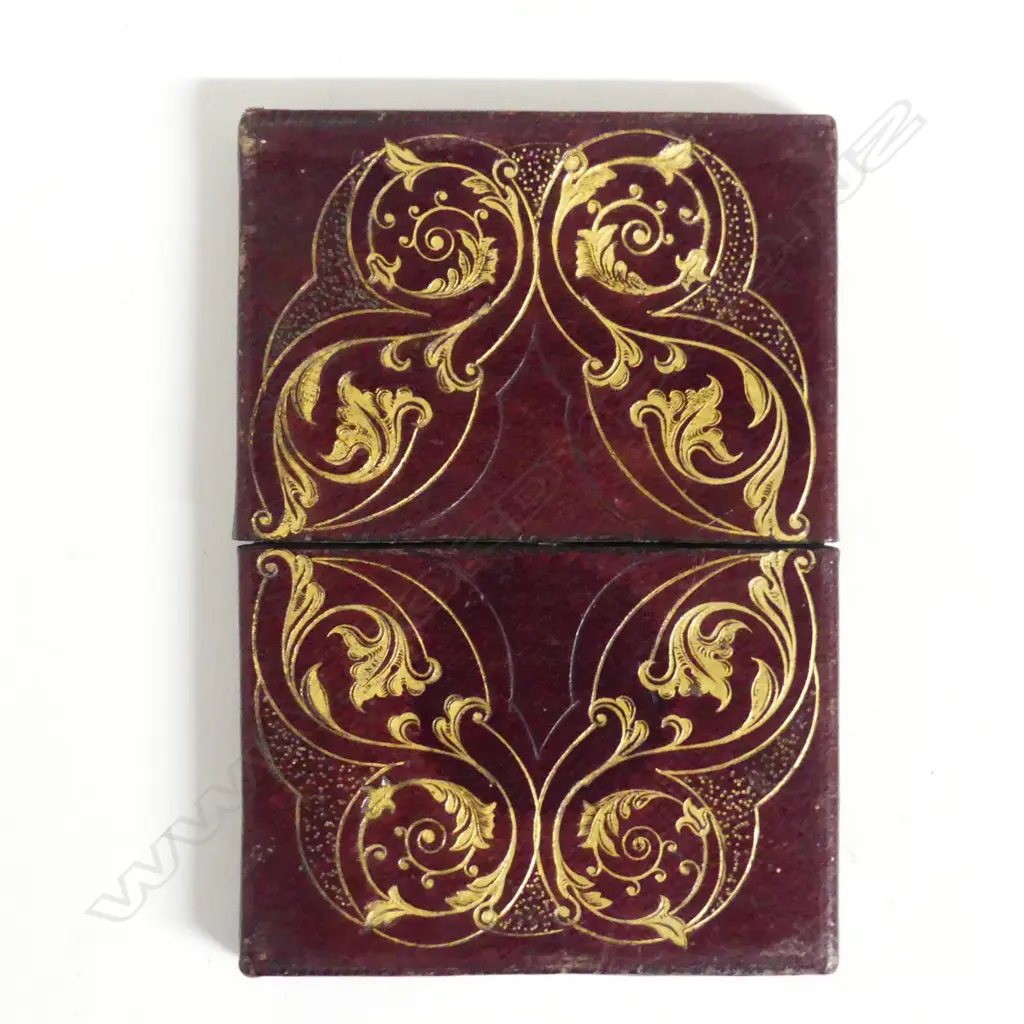An Edwardian leather card case Image 1++