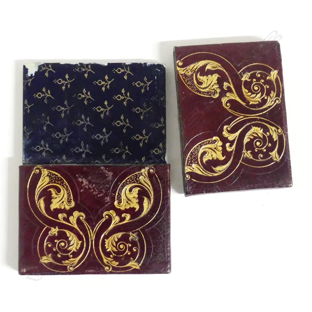 An Edwardian leather card case Image 1++