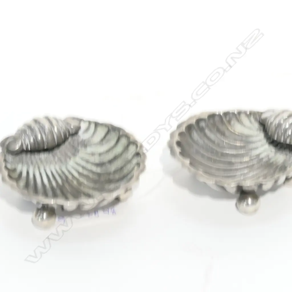 PR SILVER SHELL SHAPED SALTS B'HAM 1905. 42gm  Image 1++