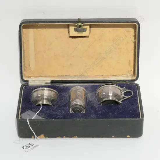 SILVER CONDIMENT SET