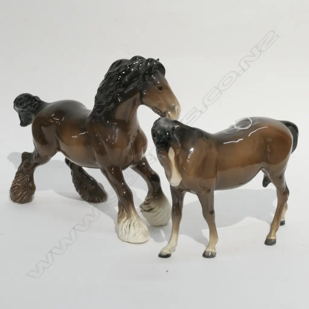 TWO BESWICK HORSES Image 1++