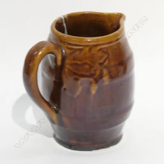 (18328) LUKE ADAMS BARREL JUG BROWN H.145MM