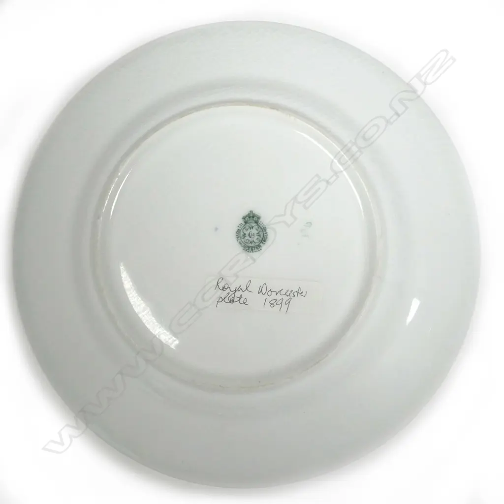 ROYAL WORCESTER PLATE 1899 D205 (AF) Image 1++